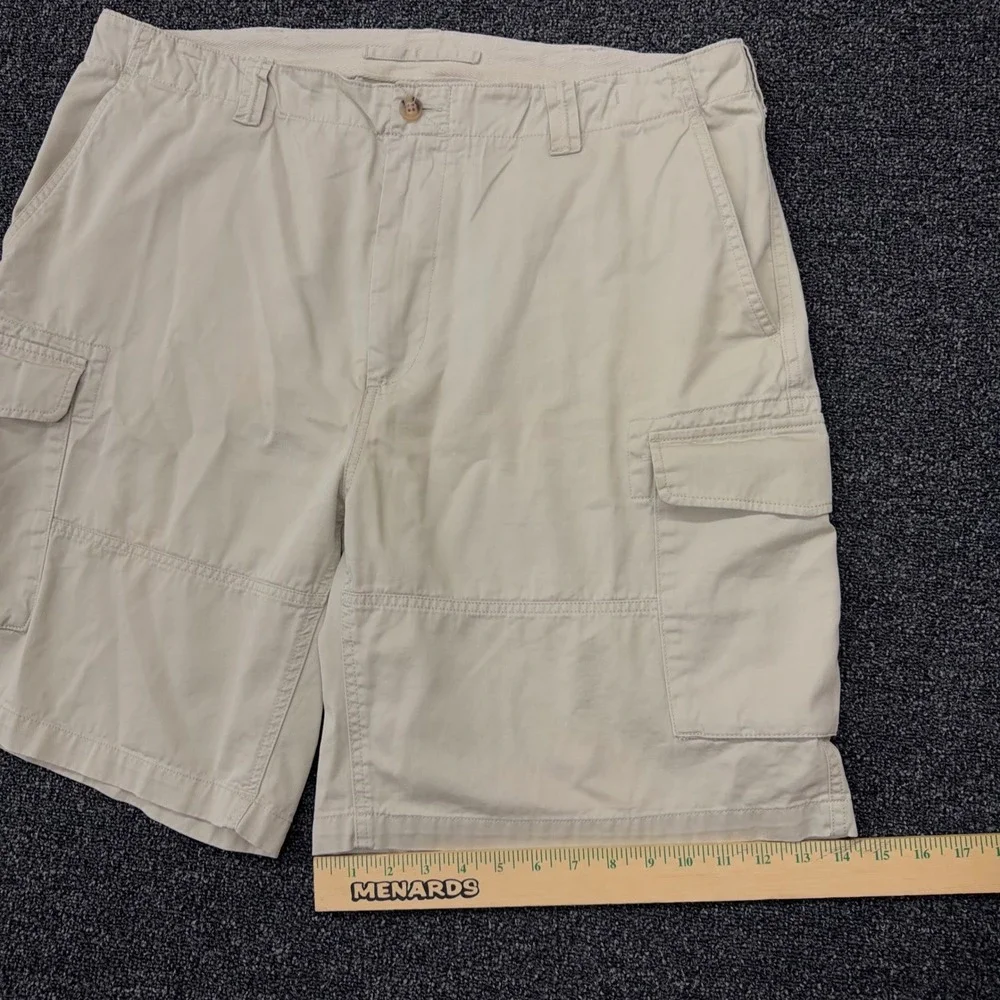 Polo Ralph‎ Lauren Mens Cargo Shorts Tan Khaki Relaxed Fit Cotton Size 40